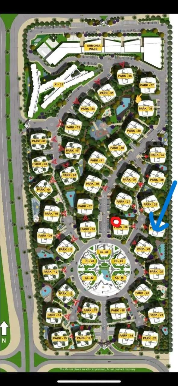 شقة ريسيل مميزة – كمبوند أرمونيا بالعاصمة الإدارية الجديدة ✨