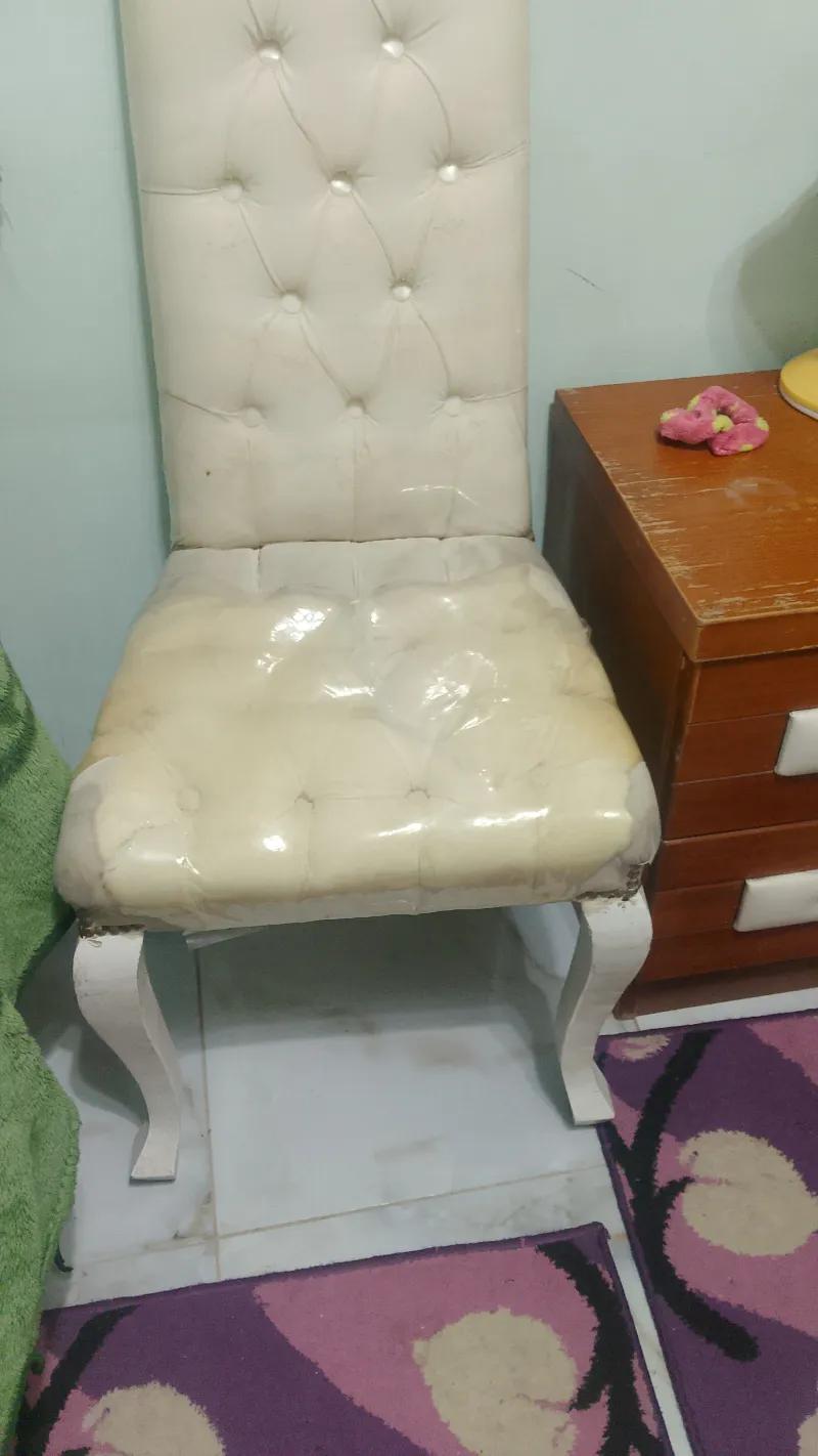 ٦ كراسي سفره خشب زان صافي في مدينة نصر, القاهرة - 1,200 EGP