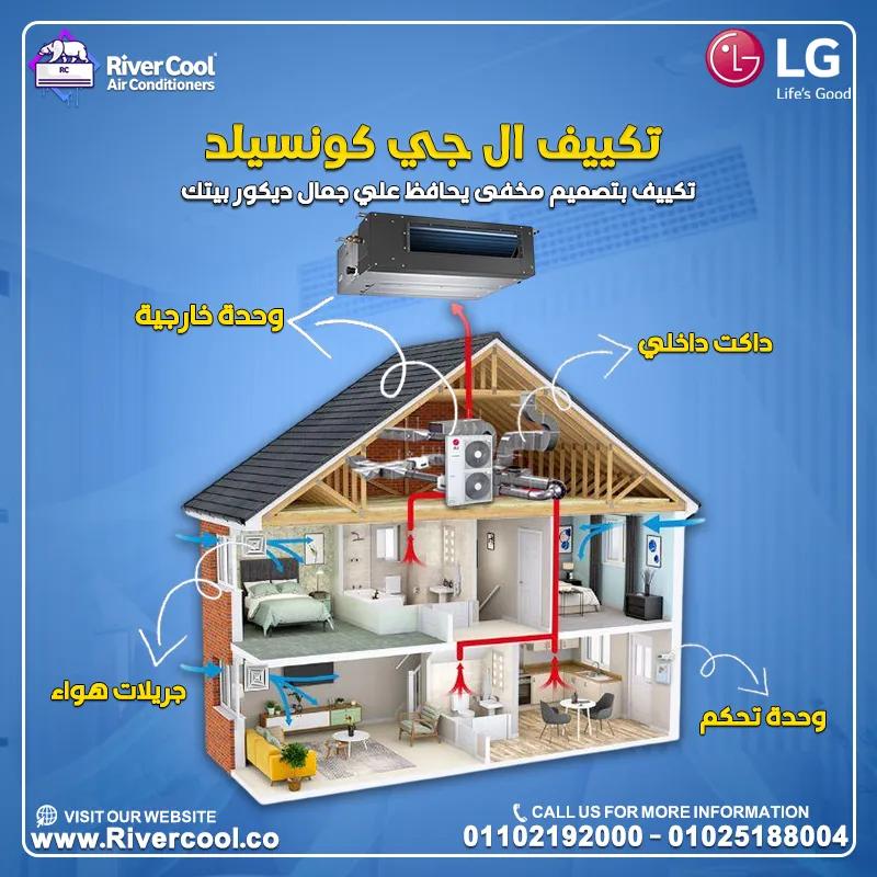 تكييف LG Concealed في المعصره, القاهرة - 100 EGP