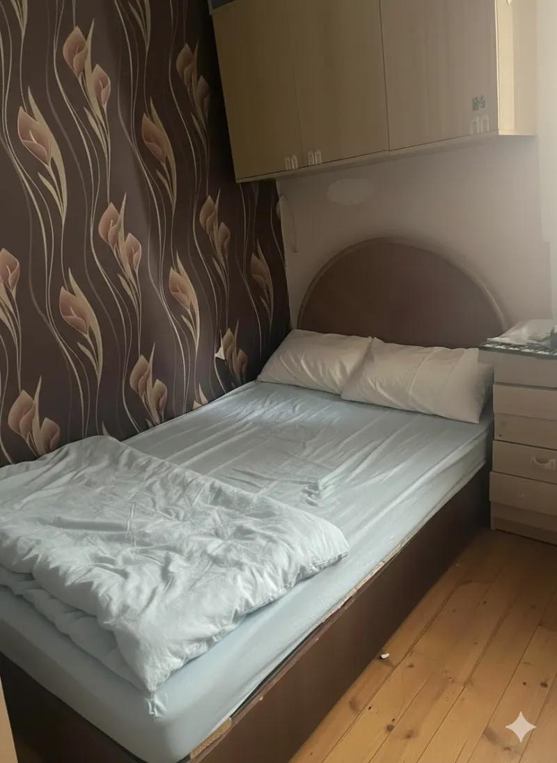 سرير ١٢٠ خشب طبيعى